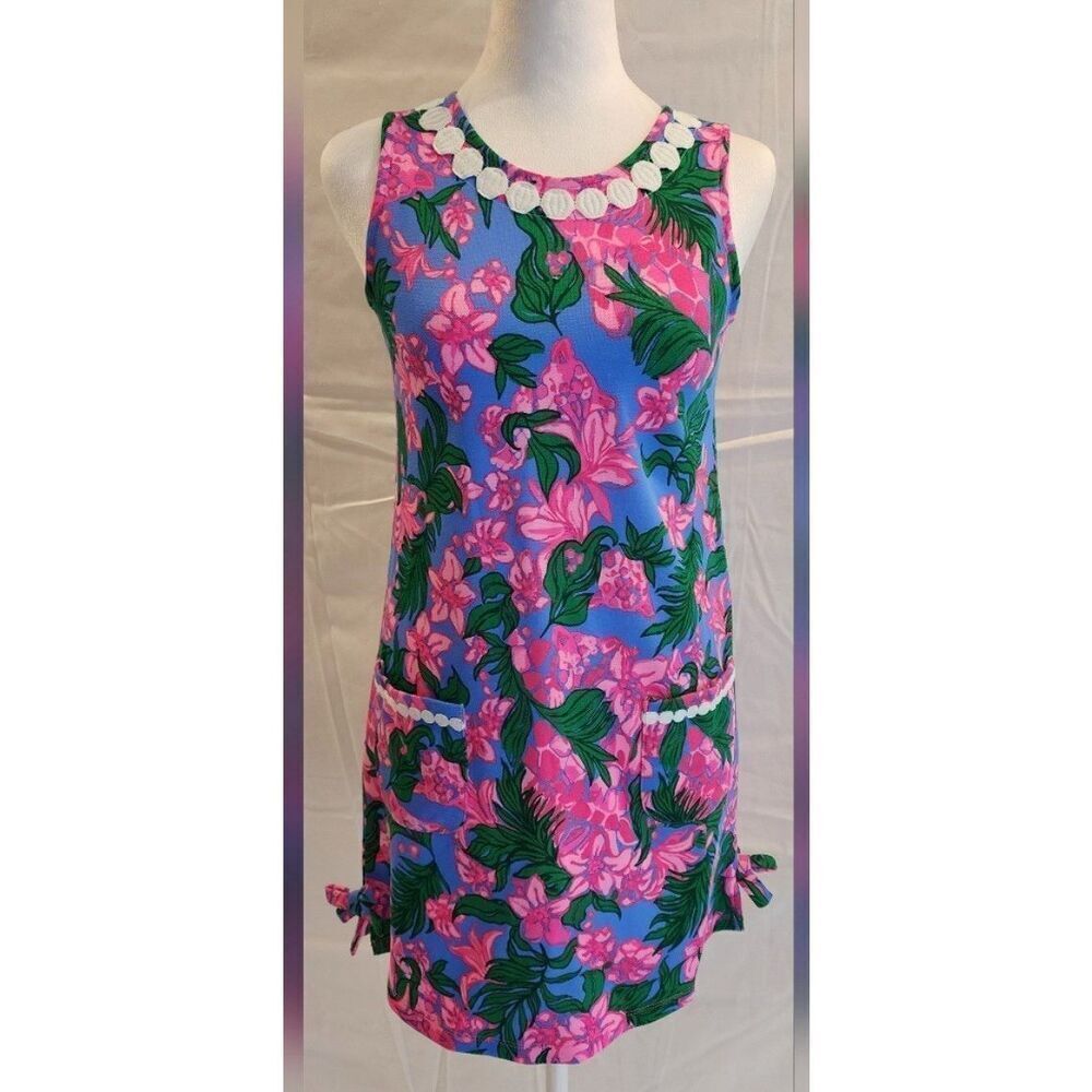 NWT Lilly Pulitzer Lilly Knit Shift In Safari Sunset XL Girls or XXS Women’s